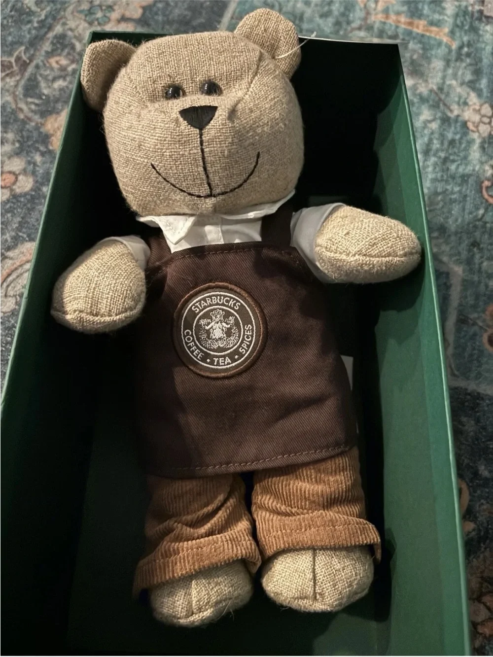 Collectable Starbucks 2016 Pike Place Store Barista Boy Plush Bear